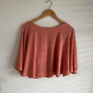 Blush color top